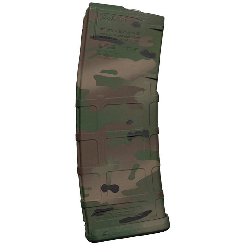 Weapon Works PMAG Gen M2 MOE 30rds 5.56x45mm/.223 Remington Magazine - Multicam Woodland Camo Tac