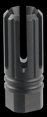 TacFire 6-Prong Flash Hider 5/8-24 Threads for .308 AR-10 Black Nitride