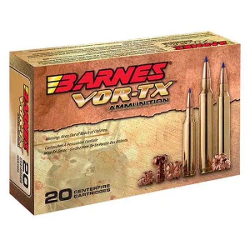 Barnes VOR-TX .450 Bushmaster 250 gr TSX Boat Tail Rifle Ammo 20-Round Box