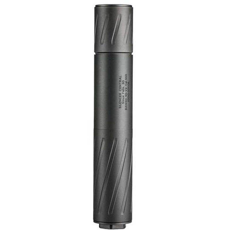 Banish 30-V2 .30 Cal HUB Suppressor, 6.4-8.17in, Black Titanium