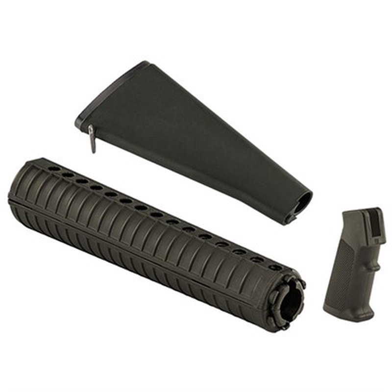 LUTH-AR Complete Retro A2 Furniture Kit for AR-15 (A2 Stock, Handguard & Grip)