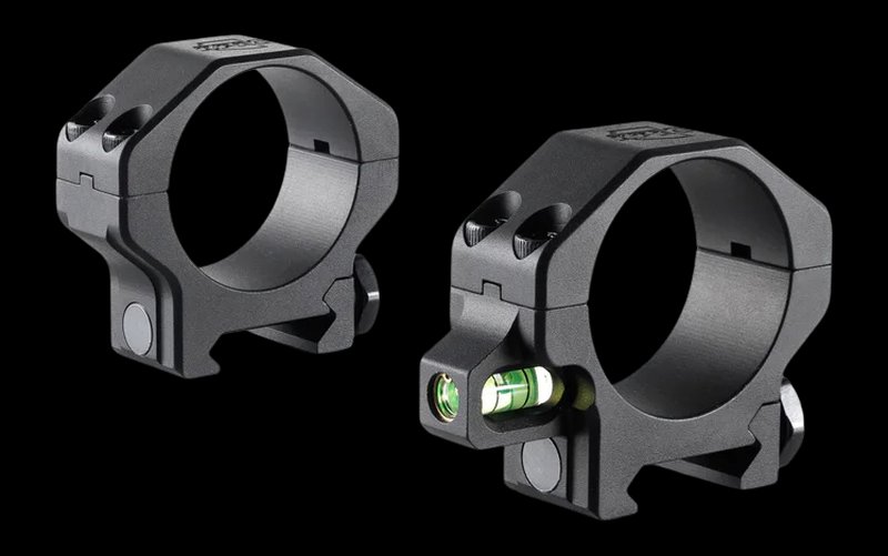 Ruff's Precision CLR-30885 Low 30mm Scope Ring Set w/ Co-Linear Bubble Level
