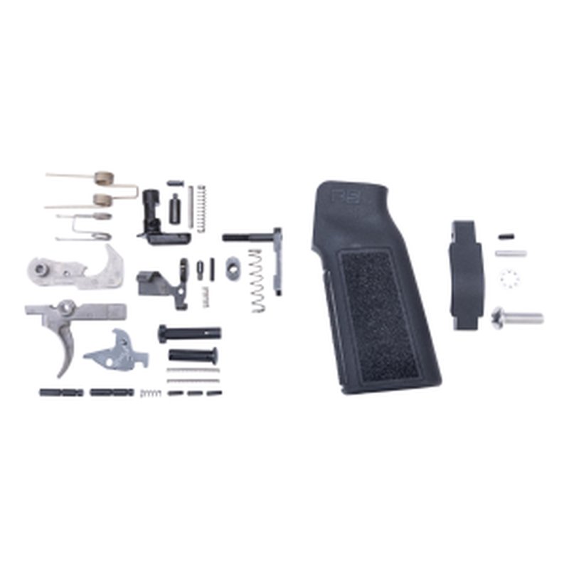 Evolve Weapons Systems Lower Parts Kit - Single Stage Trigger, Black B5 P22 Grip & Trigger Guard