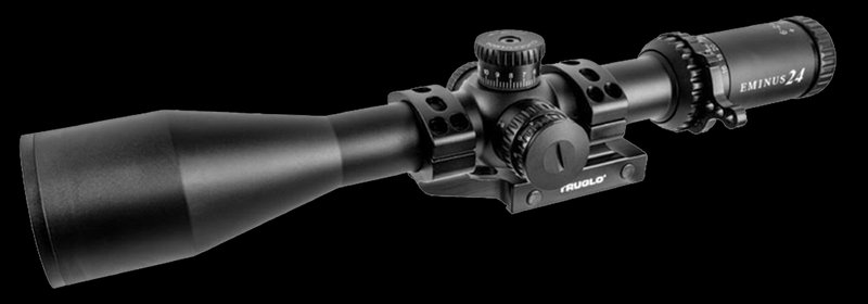 Truglo Eminus 6-24x50 Rifle Scope TacPlex MOA Reticle TG8562TLR