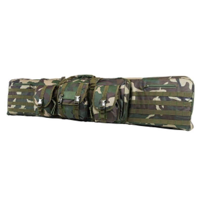 NcSTAR Vism 55" Double Carbine Case - Woodland Camo