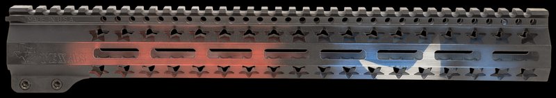 Bowden Tactical AR-15 Rail Handguard 15 Inch Texas Flag Finish J23015-TX