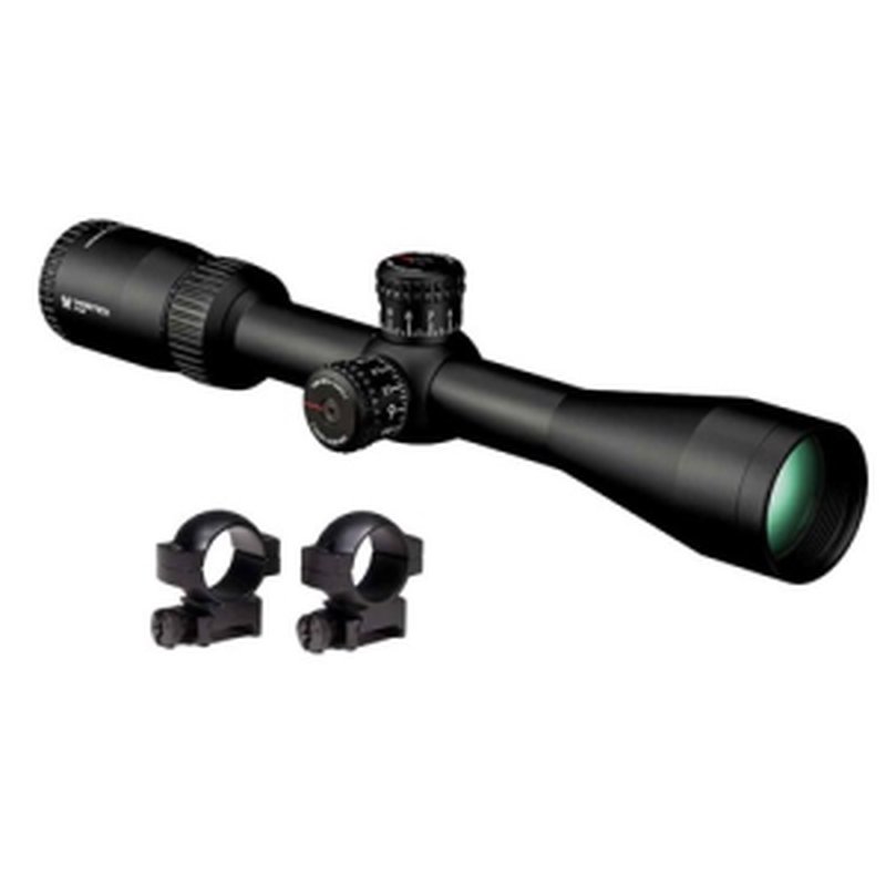 Vortex Diamondback Tactical 4-12x40 MOA Reticle 1 inch Tube Rifle Scope w/ Hunter Rings