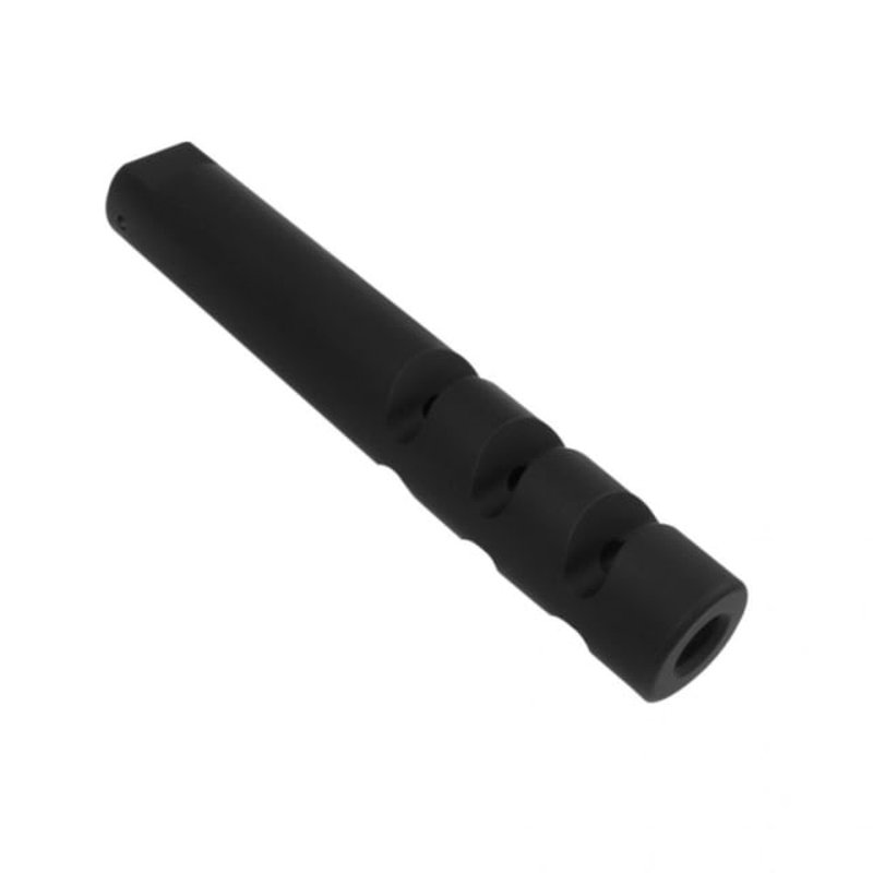 ABC RIFLE COMPANY AR-15 6in Custom Ported Barrel Extender Muzzle Brake MB15-3CUT