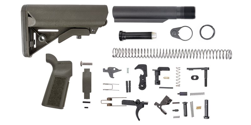 PSA B5 Systems Lower Build Kit with SOPMOD Enhanced Stock, ODG