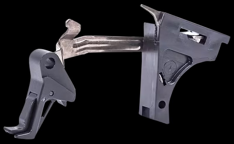CMC Triggers Glock 17/19/26/34 Gen4 9mm Drop-In Flat Trigger Black