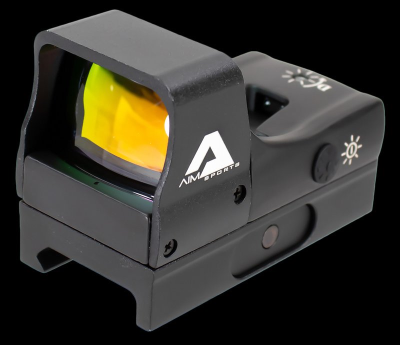 Aim Sports RT5C1 Compact Reflex Red Dot Sight 1x27mm 3.5 MOA Matte Black Weaver Mount