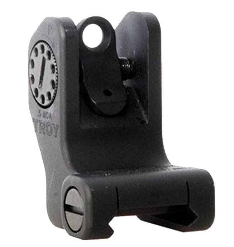 Troy Ind Battlesight Ssig-frs-robt-00 Rear Fixed Sight Black