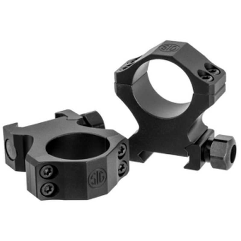 SIG SAUER Alpha1 Scope Rings 1" High Profile 1.12"Blk