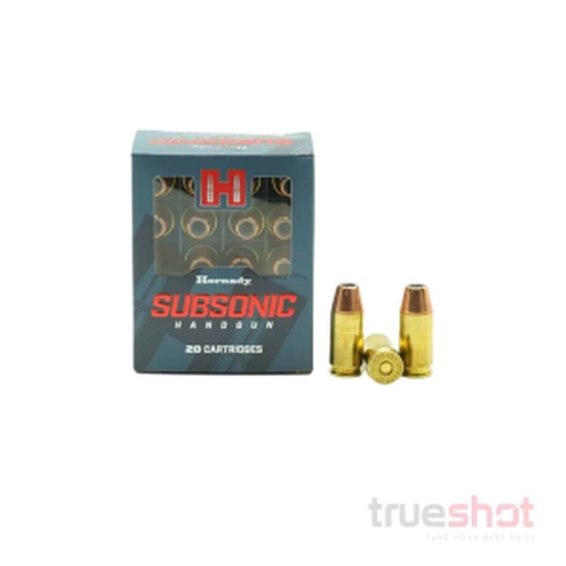 Hornady Subsonic 45 ACP 230 Grain XTP Ammo - 20 Rounds