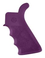 Hogue AR-15/M16 Over-Molded Pistol Grip with Finger Groove Beavertail Purple