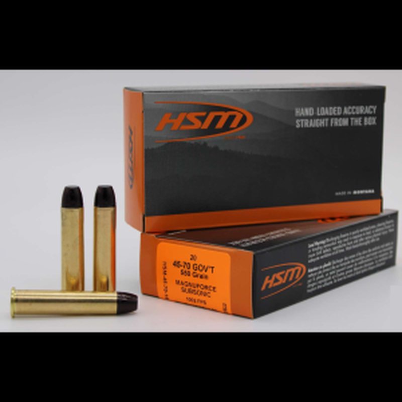 HSM Subsonic 45-70 Hitek 550gr HCFN 20/25