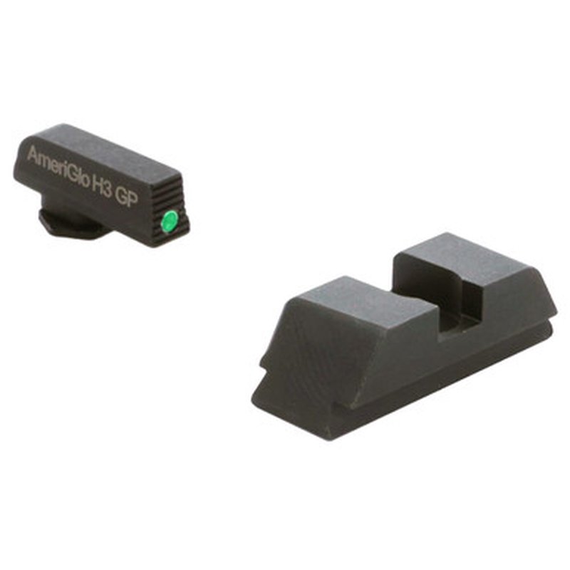Ameriglo Defoor EDC Glock Front Serrated Tritium Front Rear Night Sight GT-514