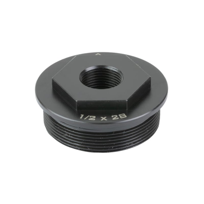 Angstadt Arms HUB 1/2x28 Direct Thread Adapter Black