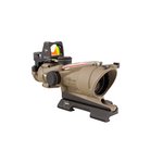 TRIJICON 4x32 ACOG ECOS Dual Illum Red Crosshr 5.56 Ret FDE