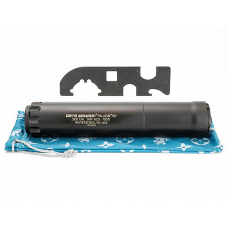 Griffin Armament Paladin 300 HD Suppressor Black GAPD300HD-W