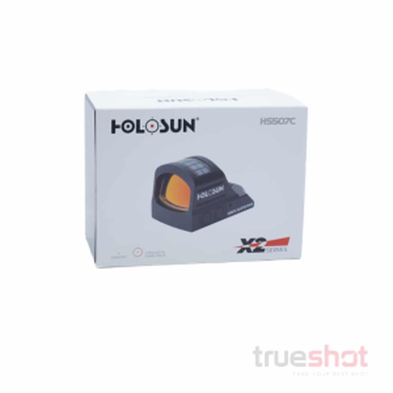 Holosun HS507C X2 Red Dot Pistol Sight 1x 2 MOA Dot 32 MOA Circle Black