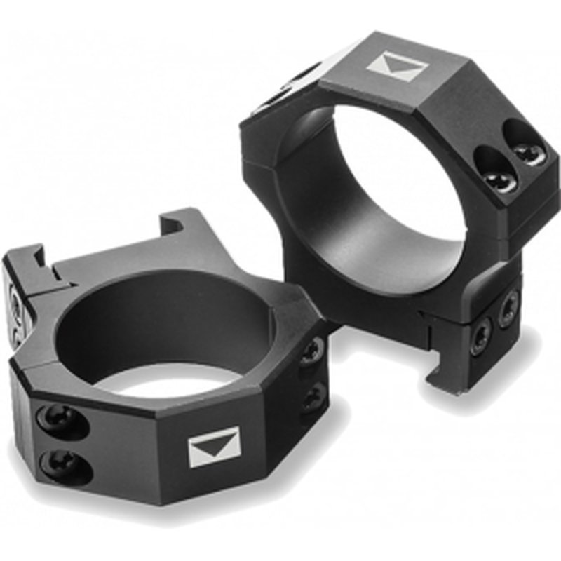 Steiner 5959 H-Series Scope Ring Set For Rifle Extra High 30mm Tube Matte Black Steel