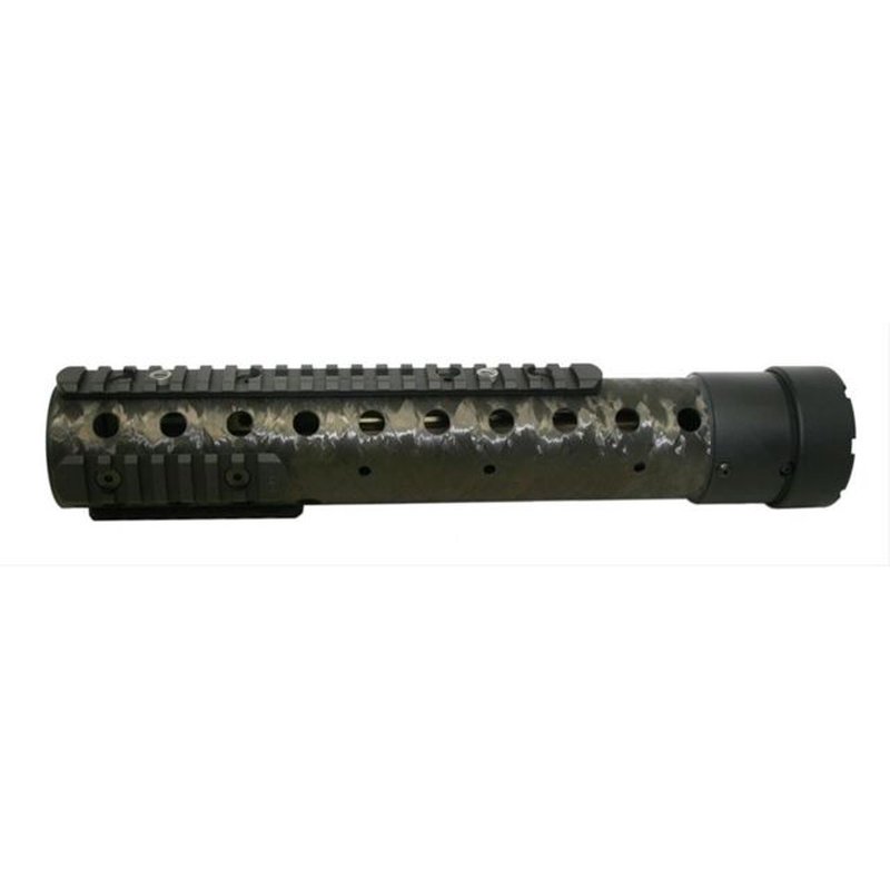 Precision Reflex AR-15/M16 Round Free Float Carbon Fiber Extended Forearm