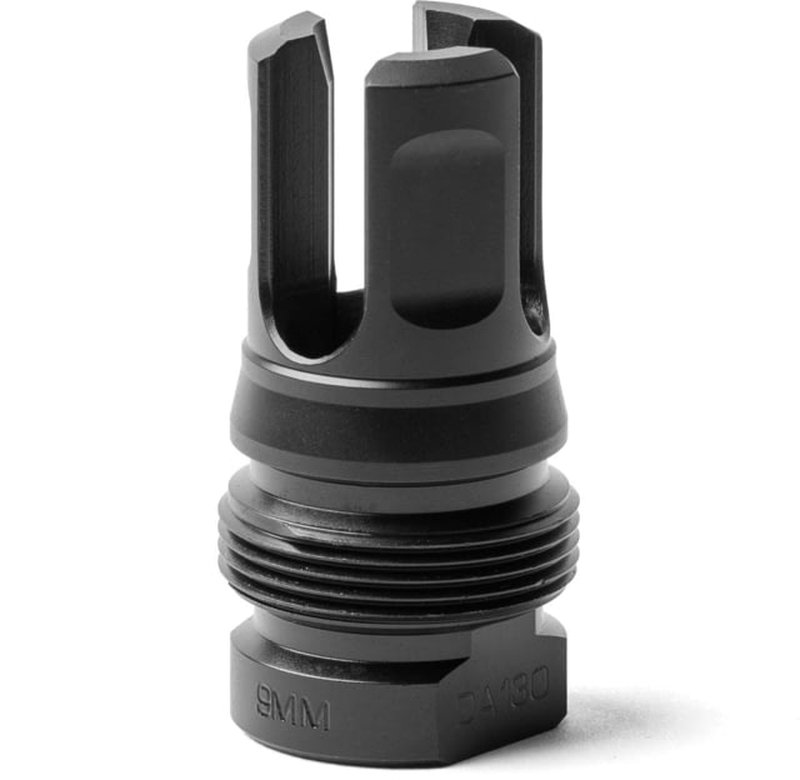 Dead Air Silencers Xeno 3-Prong Mount flash hider 9mm 5/8x24 DA130