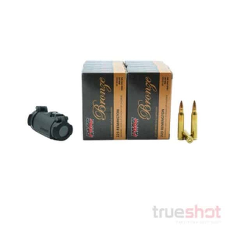 Aimpoint Micro T-2 Red Dot Sight Bundle with 200 Rounds of PMC Ammo