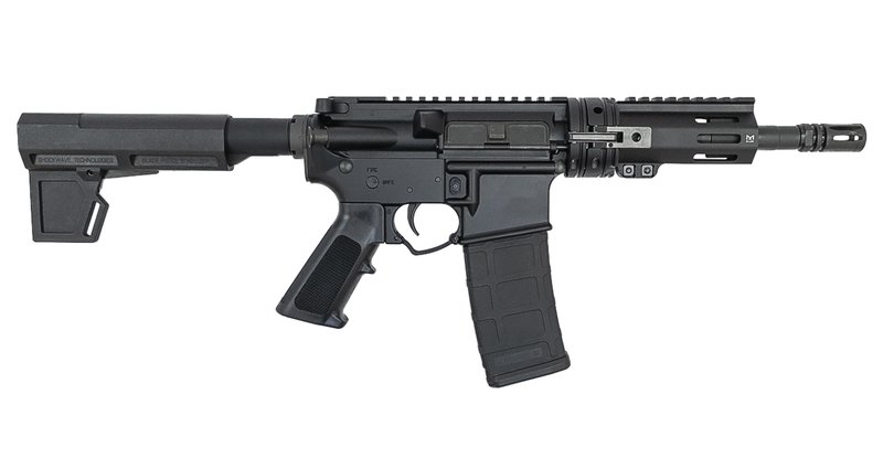 Alex Pro Firearm APF AR-15 TakEdown Pistol 7in Barrel 5.56 NATO 1/2x28 M-Lok A2 Flash Hider