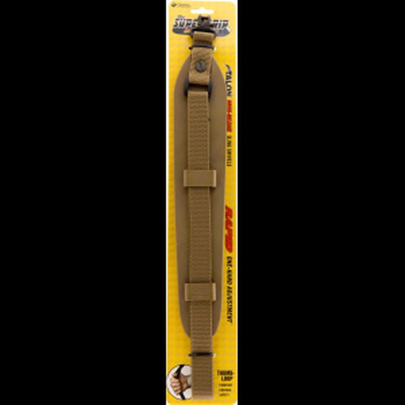 Outdoor Connection SGSS20971 Super Grip Sling with 1" Swivels 2" W x 48"- 60" L Coyote Tan Nylon
