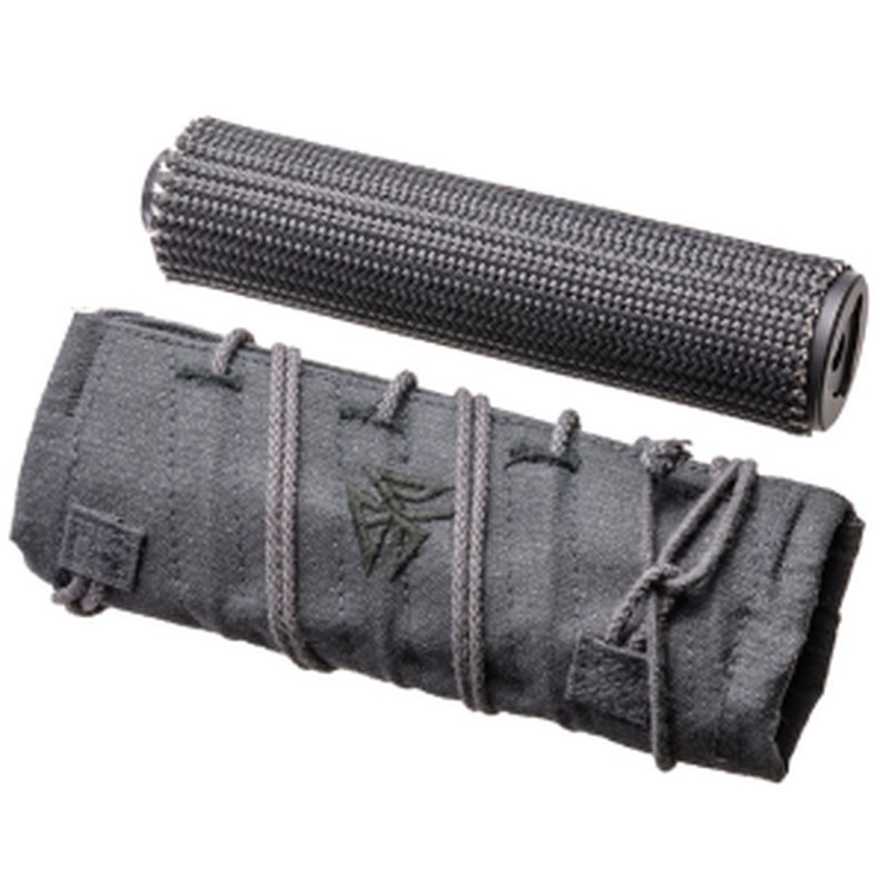 Burn Proof Gear Heavy Suppressor Cover 8.25" x 1.6" Black Kevlar 1000°F