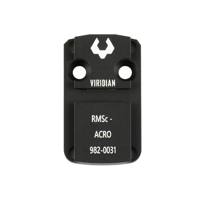Viridian RFX44 Shield RMSc Mounting Adapter Plate 6061 Aluminum 982-0031