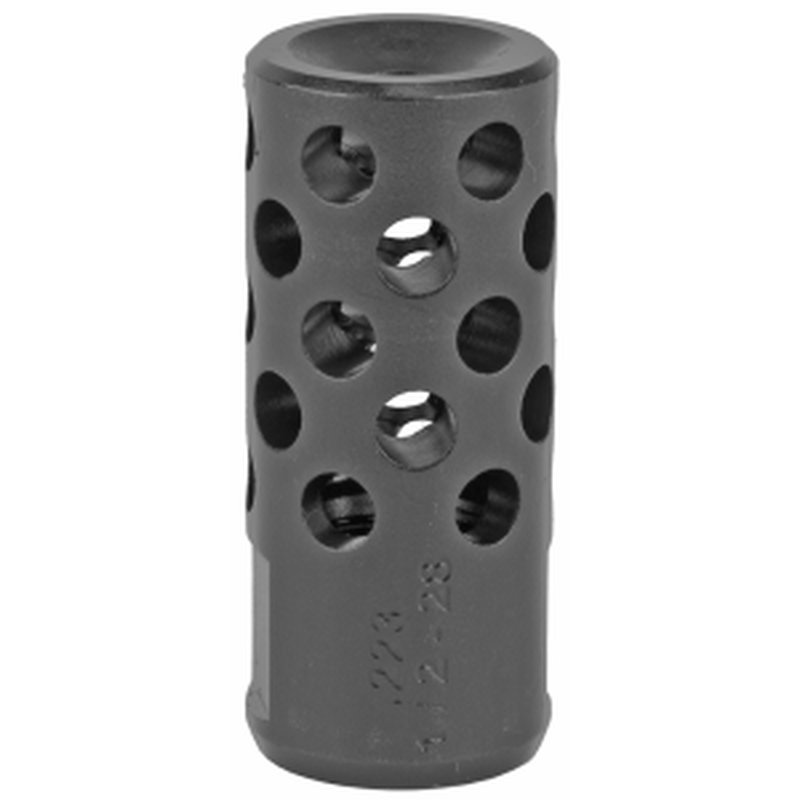 Ruger 90486 Radial Port Muzzle Brake 223 Rem 5.56 NATO 1/2-28 TPI 1.75 in Black Oxide Alloy Steel