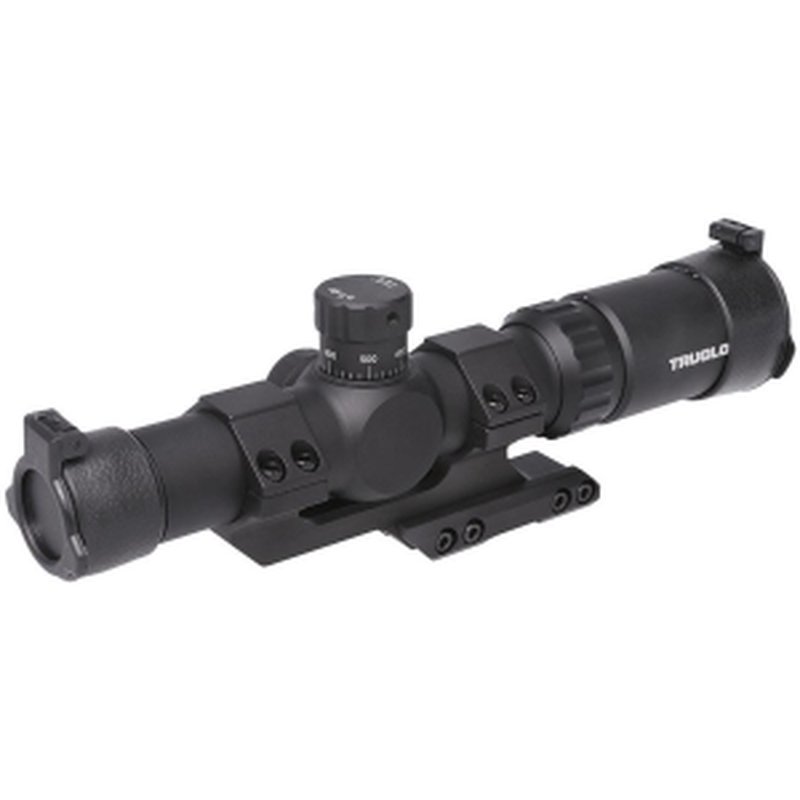 Truglo Tru-Brite 30 Series Tactical Rifle Scope 1-6x24mm 30mm SFP IR Power Ring Duplex Mil-Dot Illuminated