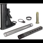 Leapers UTG Pro Polymer 6-Position Stock Assembly, Black Hardcoat Anodized - RBU6BM