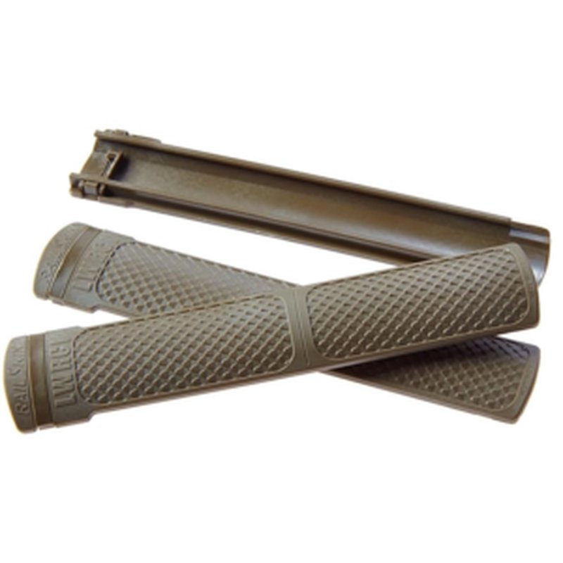 LWRC Railskins Picatinny Rail Covers Polymer Patriot Brown 3-Pack