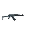 I.O. INC AKM247TUF 7.62x39 AK Underfold Stock Parkerized 16 Inch