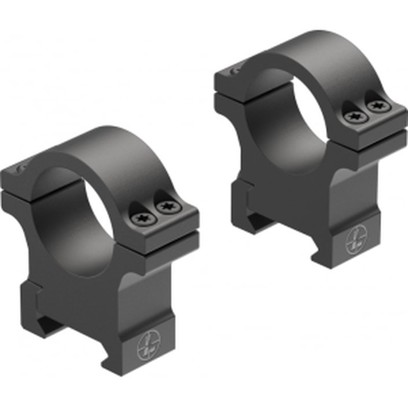 Leupold 180945 Open Range Cross-Slot Scope Ring Set High 1" Tube Matte Black Aluminum