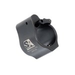 Superlative Arms Solid Set Screw Direct Impingement Adjustable Gas Block 0.75" x 1", Black