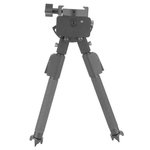 MDT Gen2 CkyePod Bipod ARCA Interface Left Knob Black 105043-BLK