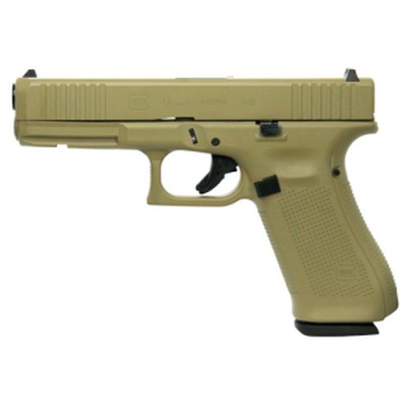 Glock G17 Gen 5 9mm 4.49" 17rd Pistol FDE
