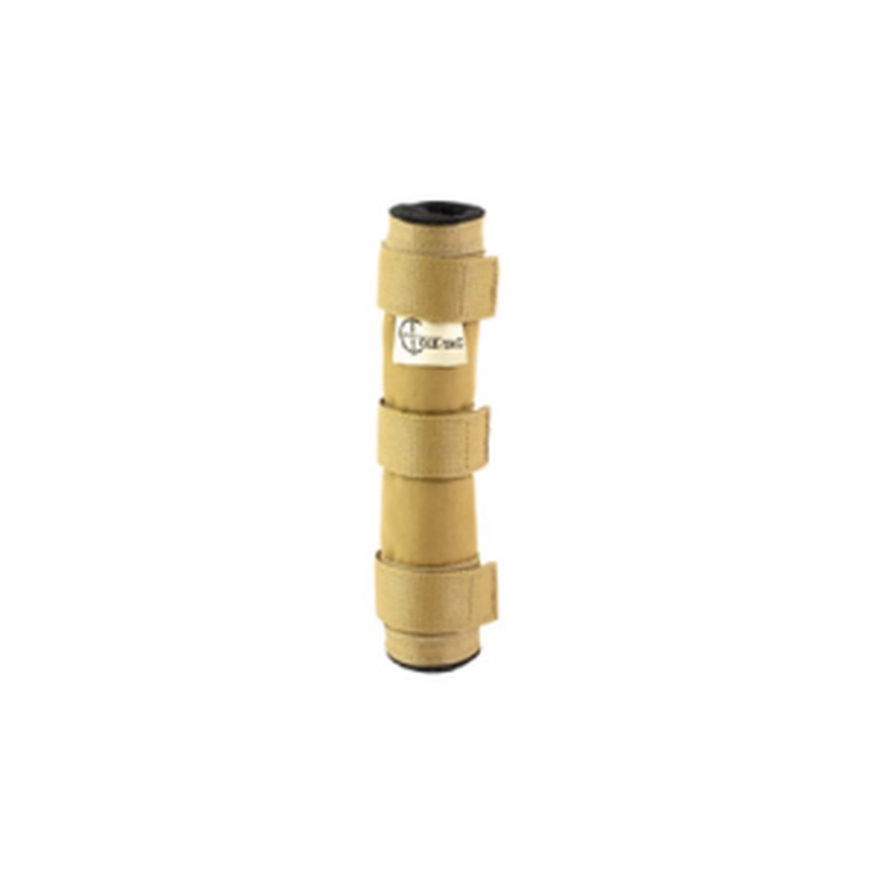 Cole-Tac Metal Python 7.5" Suppressor Cover Cordura Coyote Brown