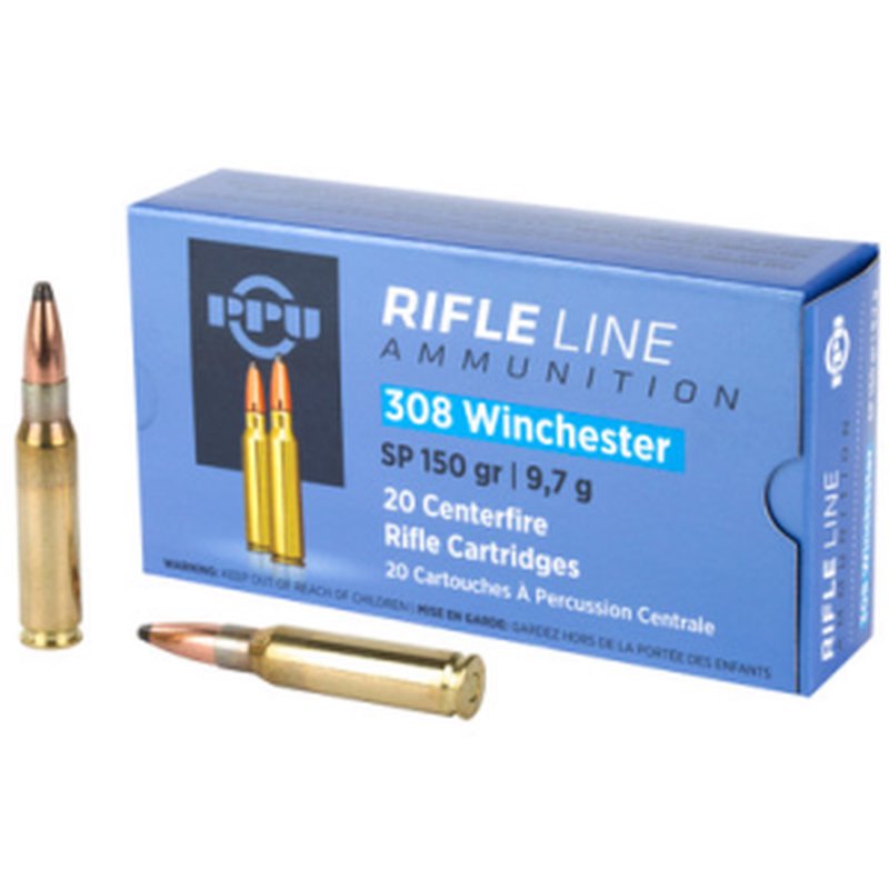 Prvi Partizan PPU PP3081 .308 Win Soft Point 150gr (20 Rounds)