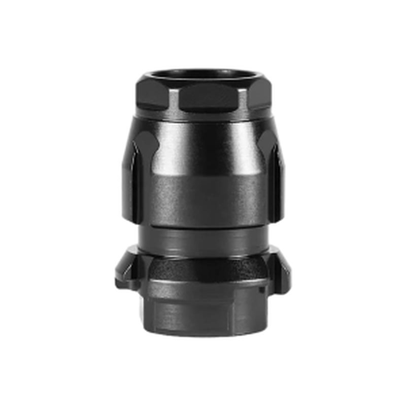 Dead Air KeyMo Zero Muzzle Device 5/8-24 Threads .45 Caliber 4140 HT Steel Black Nitride Finish