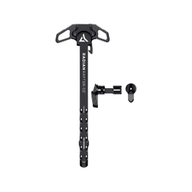 Radian Raptor-SD AR-15 Ambidextrous Charging Handle & Talon 45/90 Ambi Safety Black