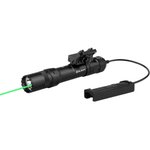 Olight ODINGLPBK Odin GL Black Anodized 300/550/1,500 Lumens White LED Green Laser