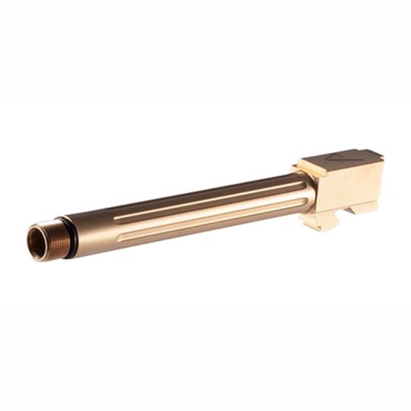 Agency Arms Glock 34 Threaded Mid Line Barrel - 416R TiN Stainless