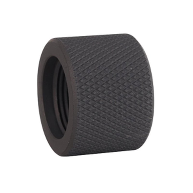 Yankee Hill Machine Barrel Thread Protector Cap 5/8-24 Bull Barrel Steel Black