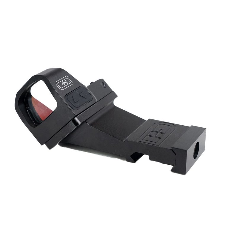 C&H Precision 45° Left Offset Picatinny Mount for Holosun 407K/507K